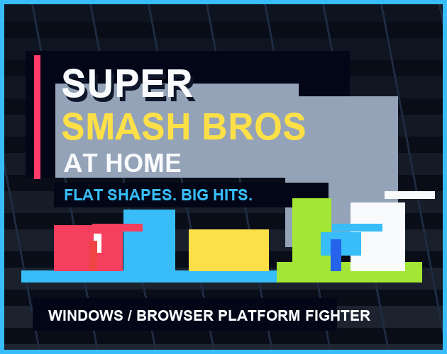 Super Smash Bros at Home parody game artwork